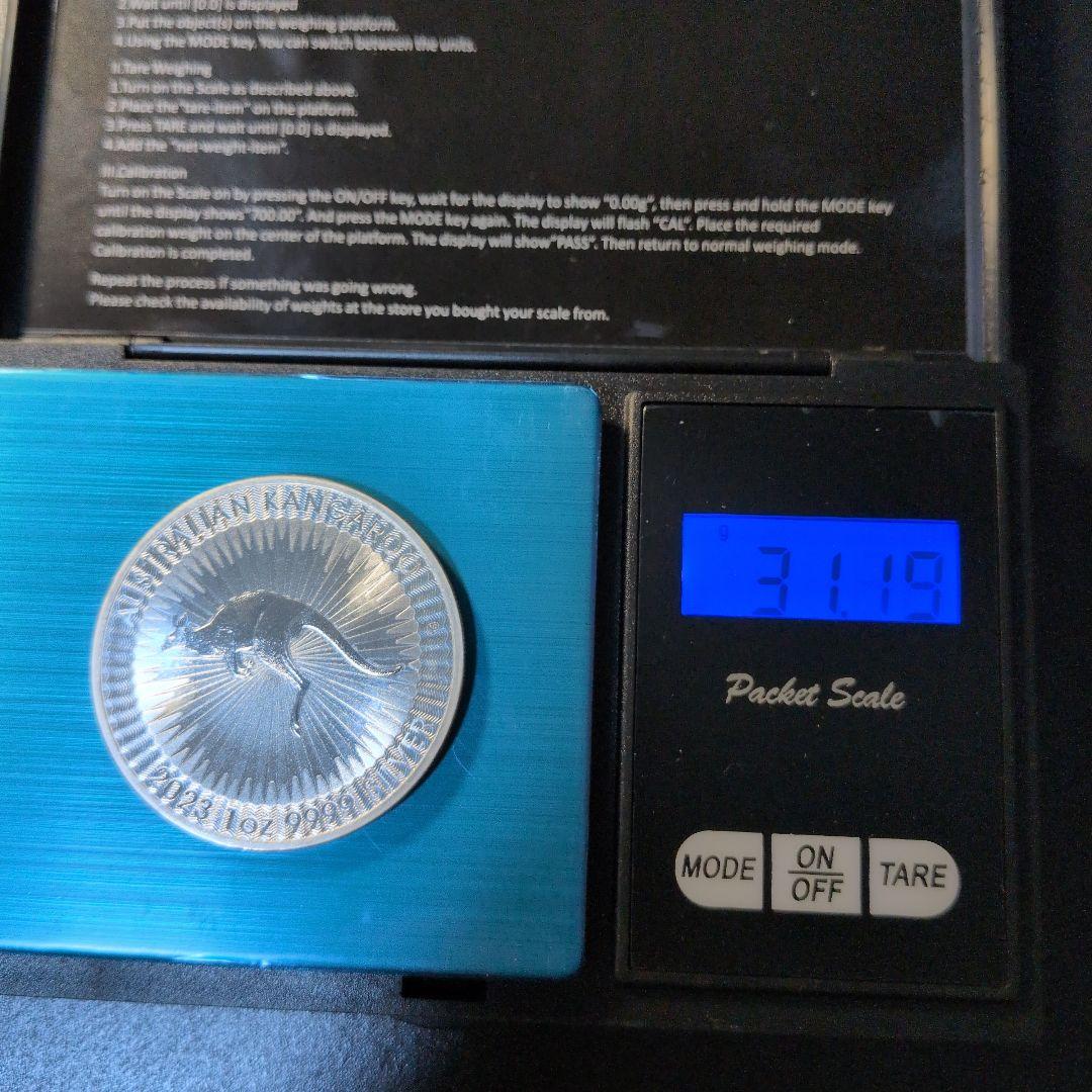 カ*中様 2023 1オンス オーストラリア カンガルー銀貨 41mm