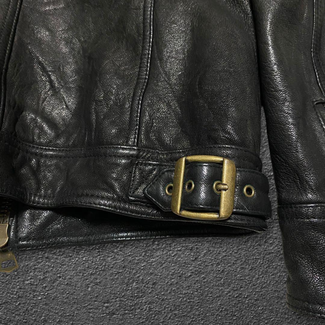 ジャケット・アウター JACKROSE goat leather biker jacket