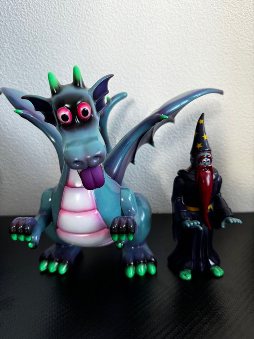 【希少100体限定】山崎若菜 ドラゴン 魔法使い ゾンビカラー ワンオフソフビ