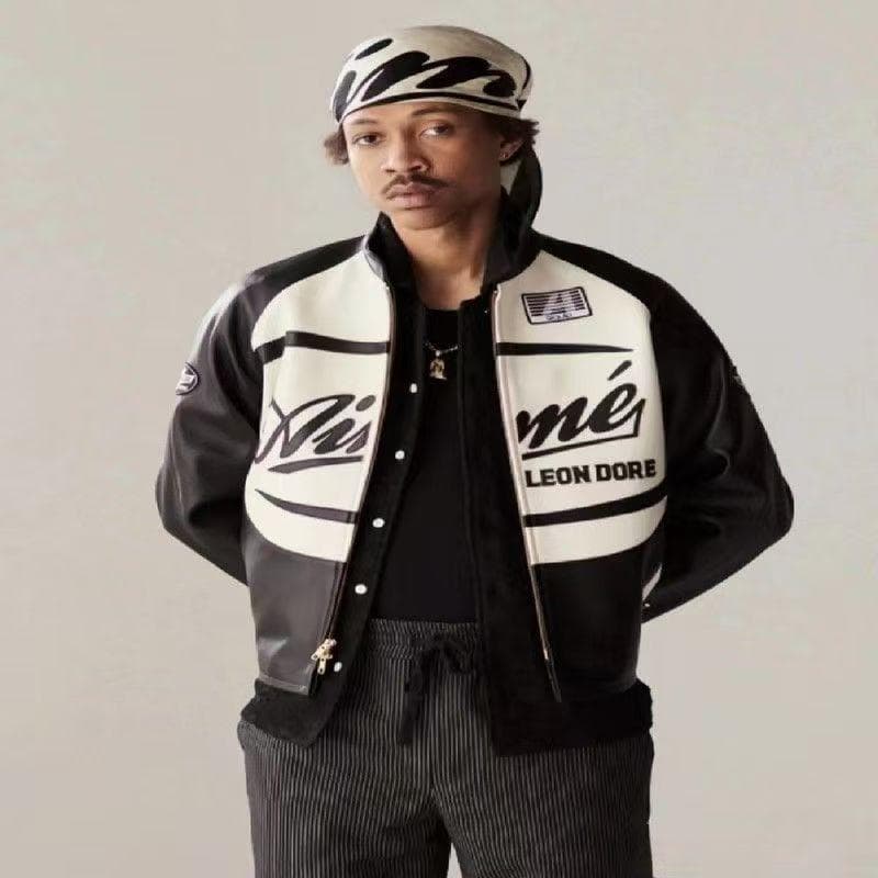 ジャケット・アウター Aime Leon Dore Caferacer leatherjacket M