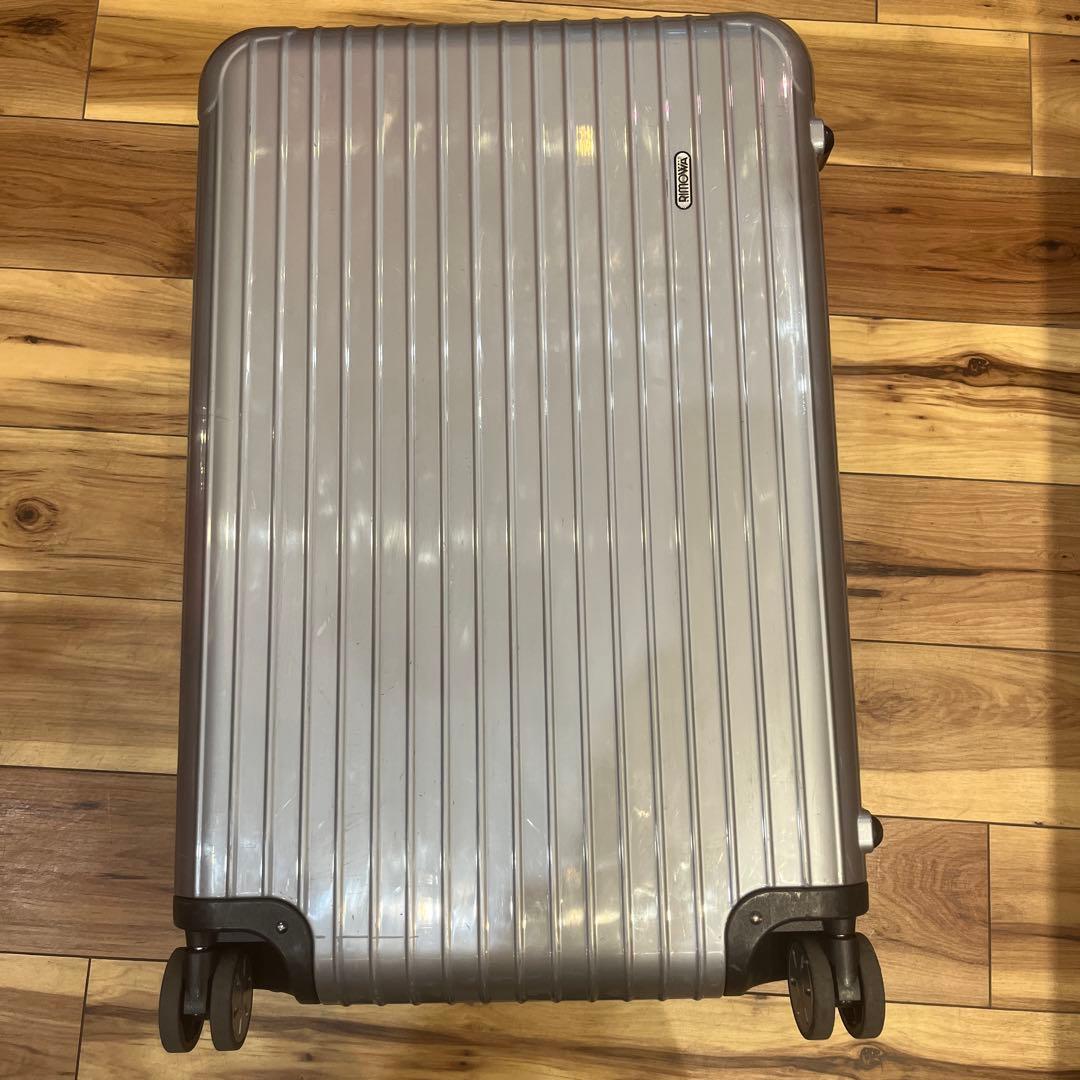 百貨店購入RIMOWAリモアキャリーケース87ℓ4.4キロシルバー