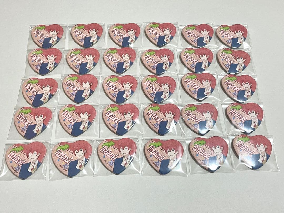 リゼロ ラインハルト 異世界学園生活 ハート缶バッジ 60点