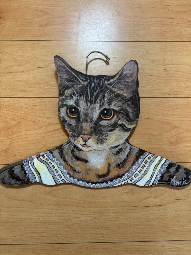 アン・ラインハート 動物 ハンガー アンティーク インテリア 木製 8本 セット