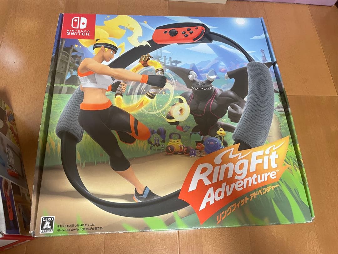 Nintendo Switch 本体 ゲームソフト2本付(リングフィット&マリオ