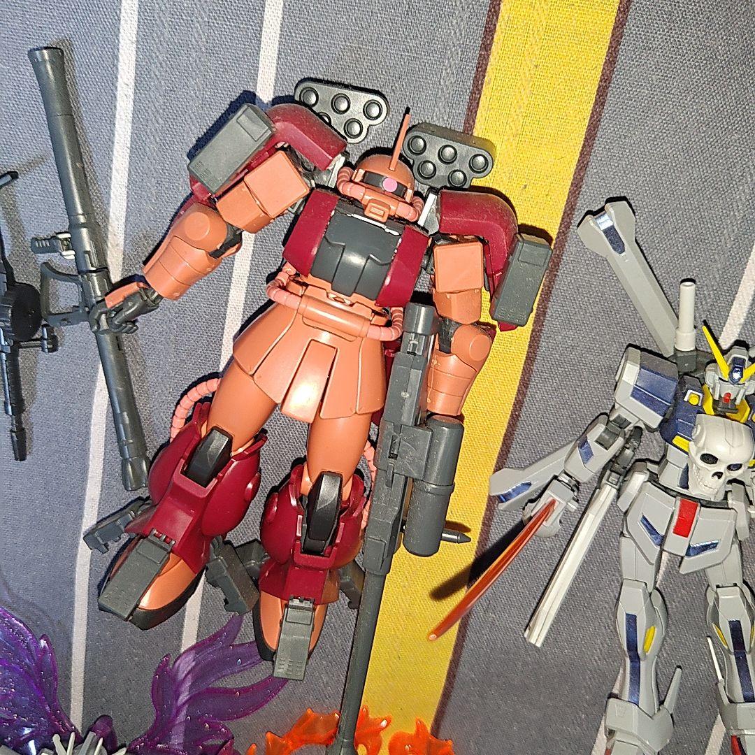 HG ガンダムビルドドライバー　ビルドファイターズ　ザクⅡ　完成品　ジャンク扱い