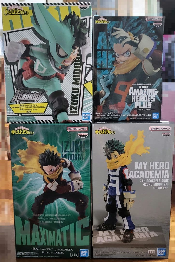 5点セット 僕のヒーローアカデミア　緑谷出久フィギュア