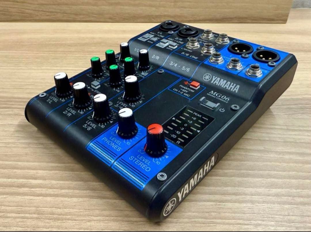 Yamaha MG06 6chアナログミキサー