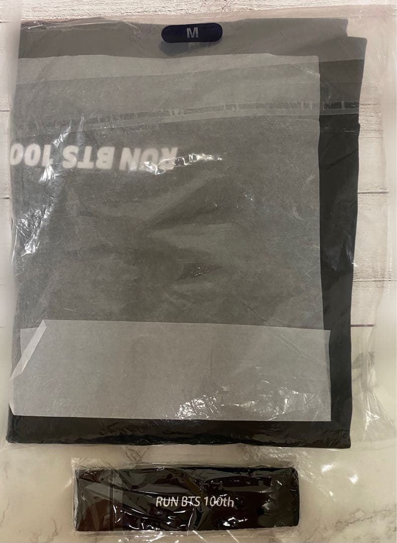 BTS 公式 Run FILA スウェット 限定特典 ヘアバンド 新品未開封