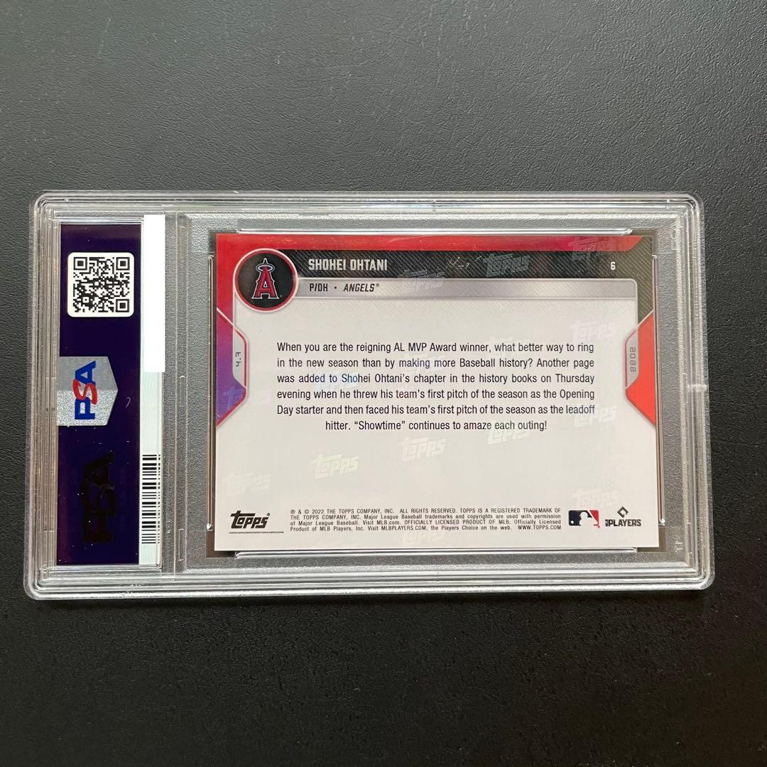 【PAS10】大谷翔平 MLB初 2022開幕二刀流 topps カード