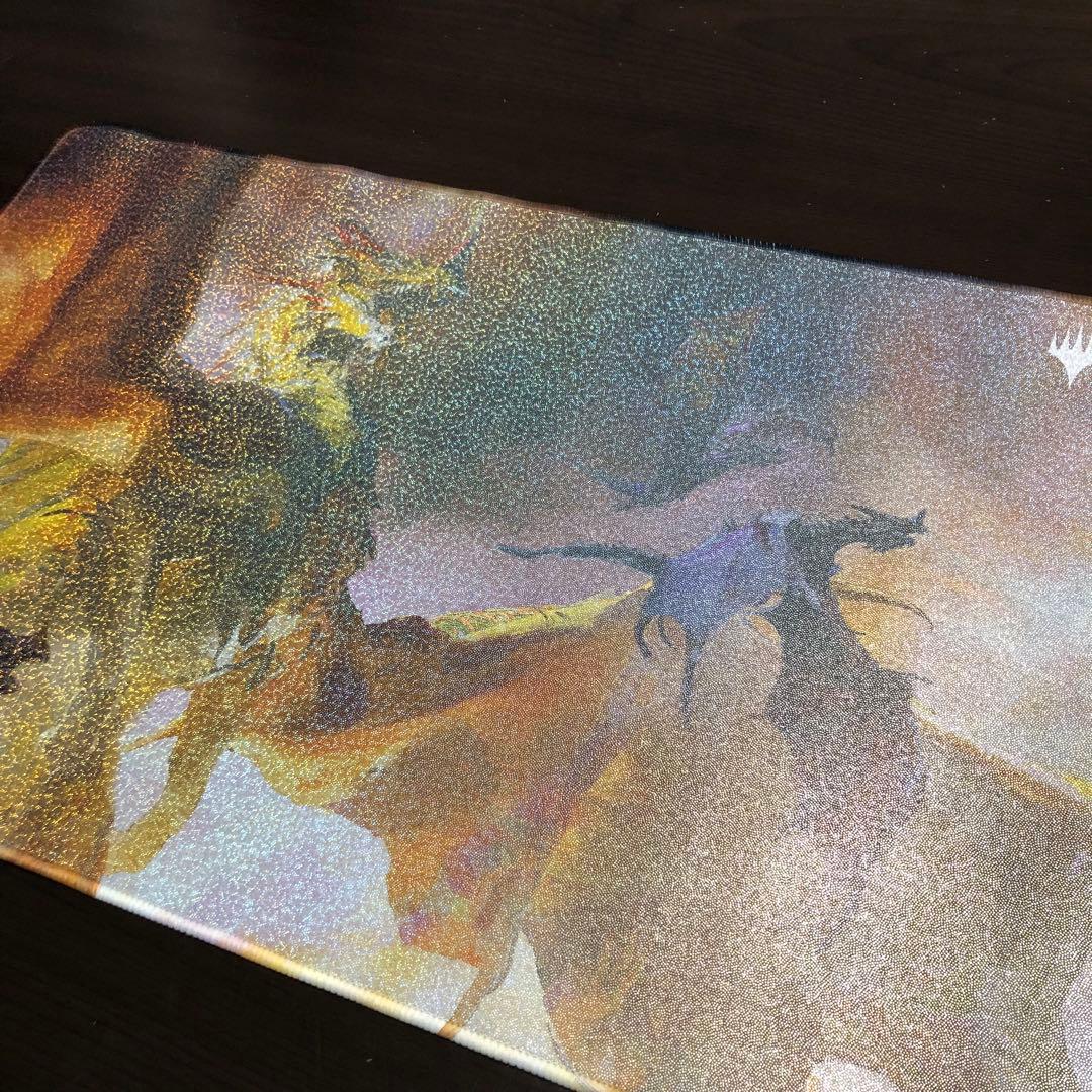 MTG ホロfoilプレイマット 始祖ドラゴン