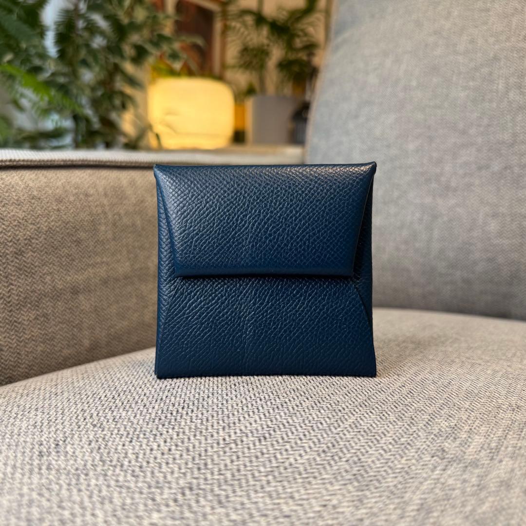 HERMES エルメス バスティア ケース ブルーインディゴ