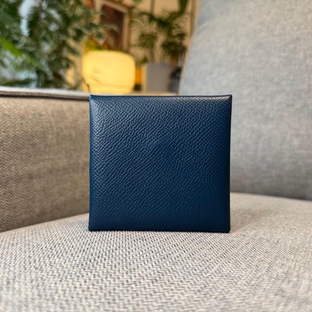 HERMES エルメス バスティア ケース ブルーインディゴ