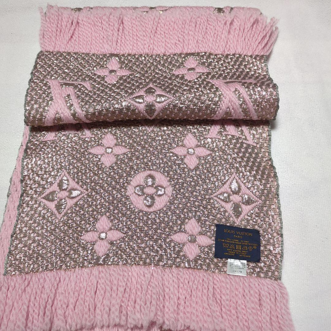 LOUIS VUITTON エシャルプロゴマニアシャイン　ローズバレリーヌ