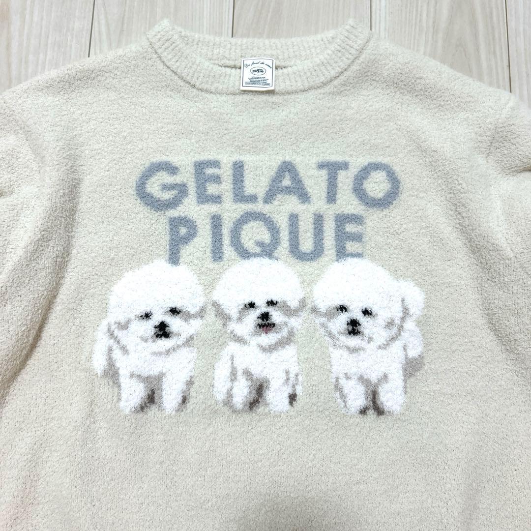 gelato pique（ジェラート ピケ）モチーフジャガードプルオーバー