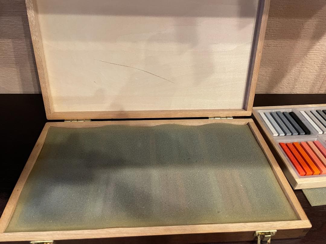 超美品❣️ヌーベルカラーパステル 96色セット ￼木箱入り ターレンスジャパン