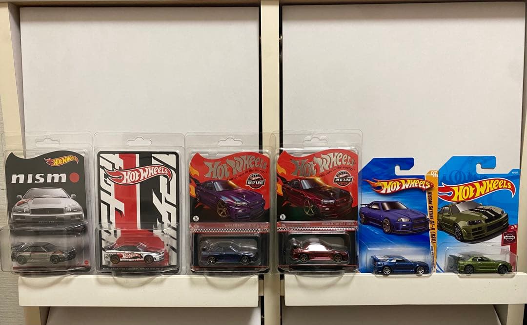 Hot Wheels Nismo GT-R BNR34 6台セット　RLCなど