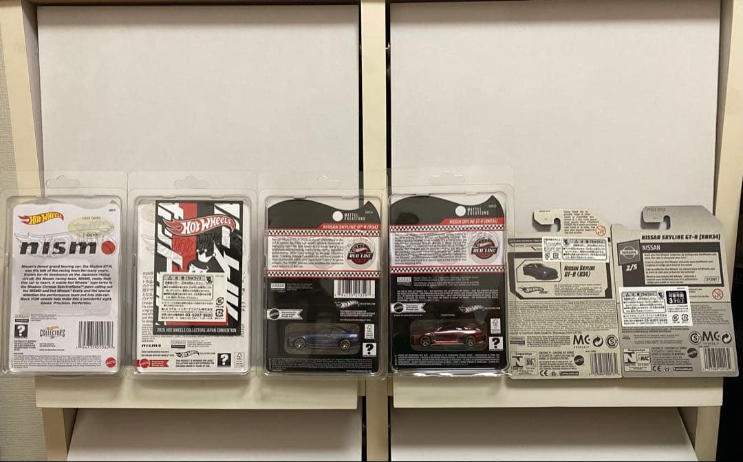 Hot Wheels Nismo GT-R BNR34 6台セット　RLCなど