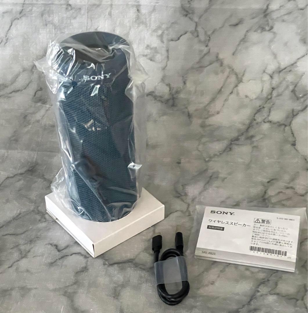 新品未使用　ソニー SRS-XB23 B ワイヤレスポータブルスピーカー