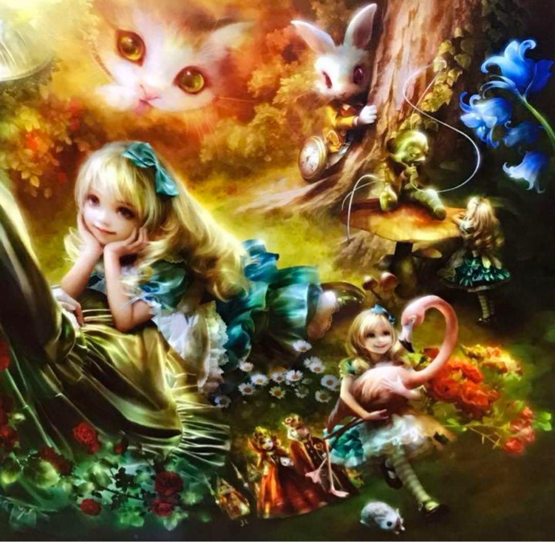 限定⭐️SHU アリスメモリーズ　シリアルナンバー付き　絵画 サイン付き　額縁付き