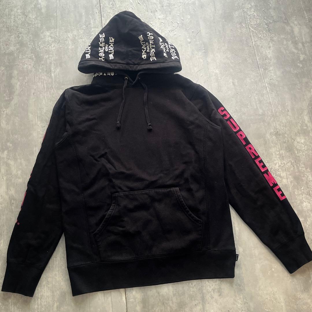 17SS supreme ×THRASHER Boyfriend Hooded