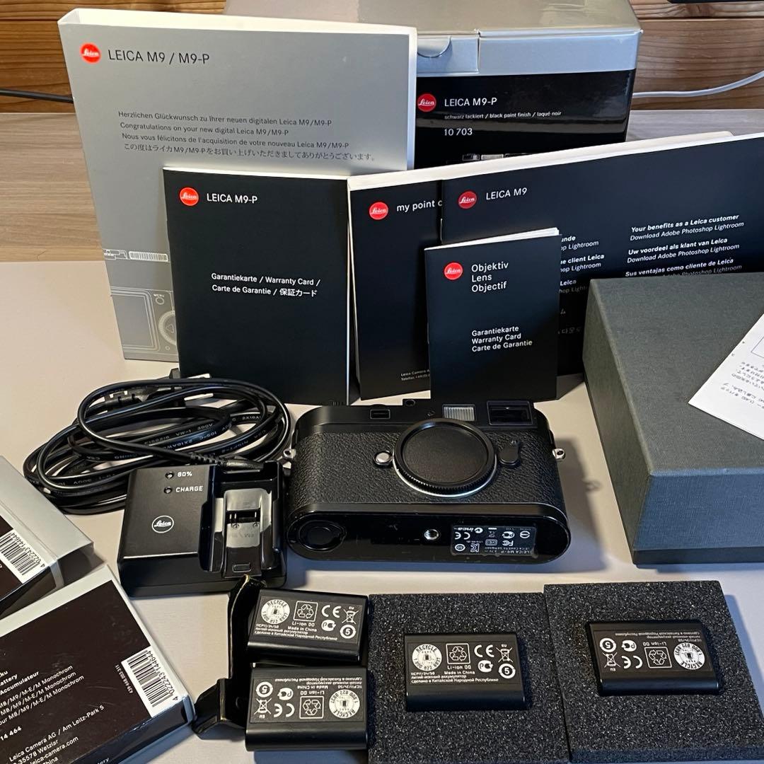 超美】Leica M9-P CCD対策済み シャッター 1万回弱 付属品9万円分