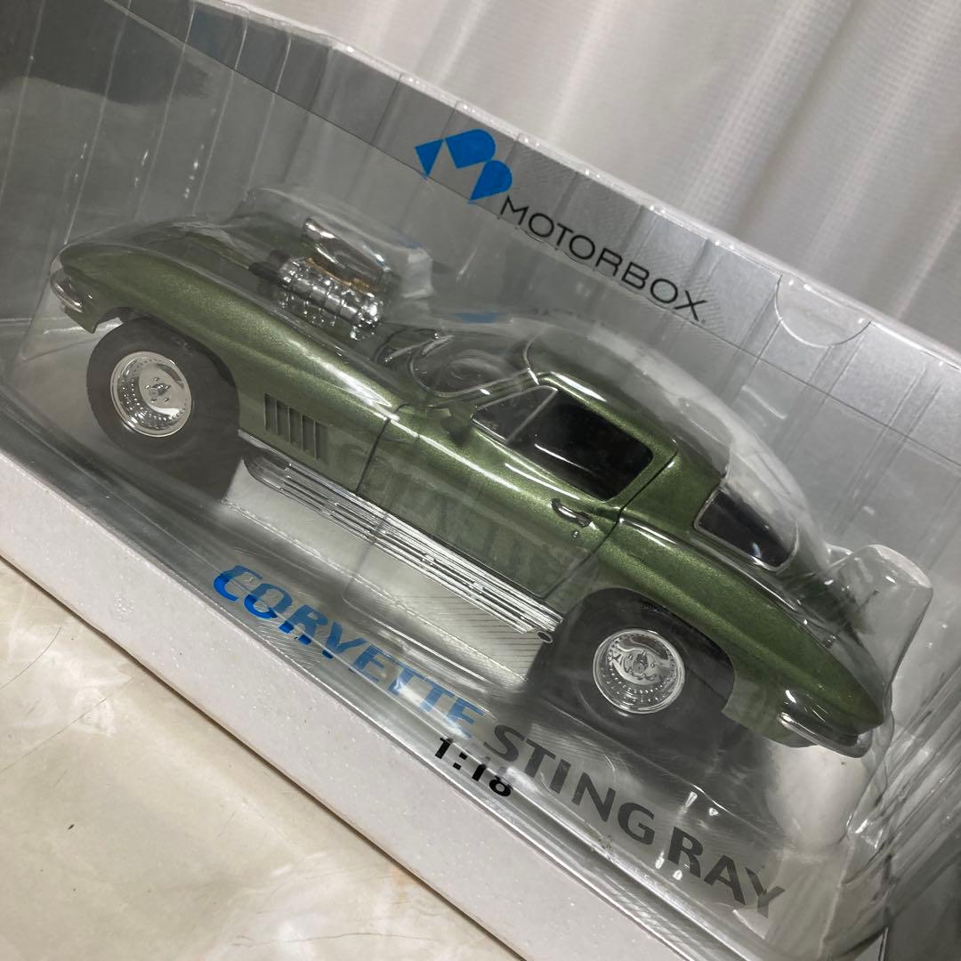 MOTOR BOX CORVETTE STINGRAY 1/18 京商　超レア