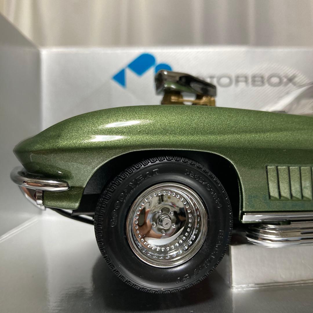MOTOR BOX CORVETTE STINGRAY 1/18 京商　超レア