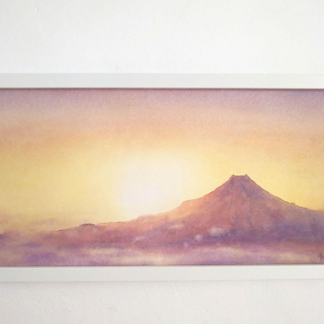 癒しの水彩画1088 mt.fuji