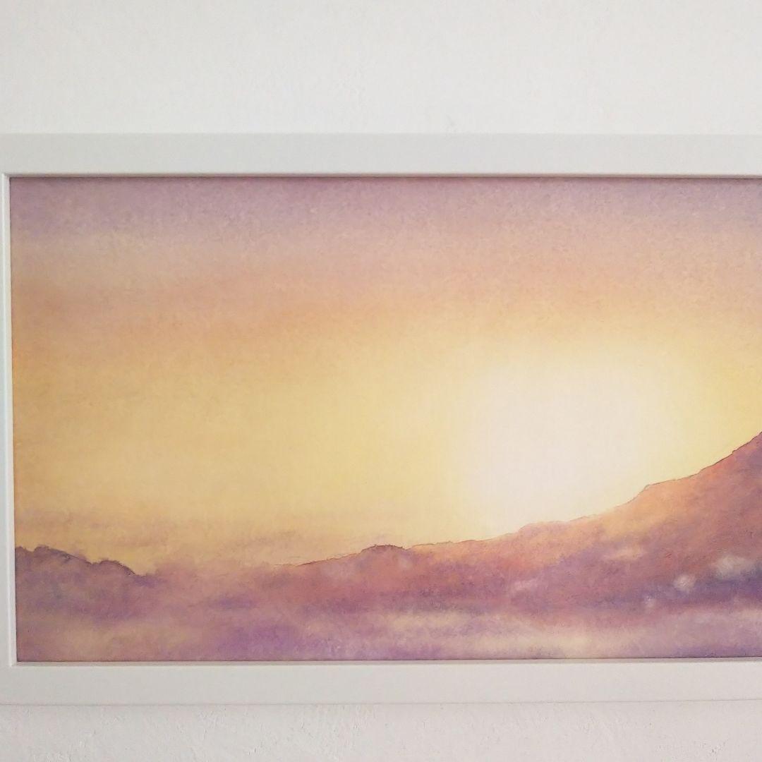 癒しの水彩画1088 mt.fuji