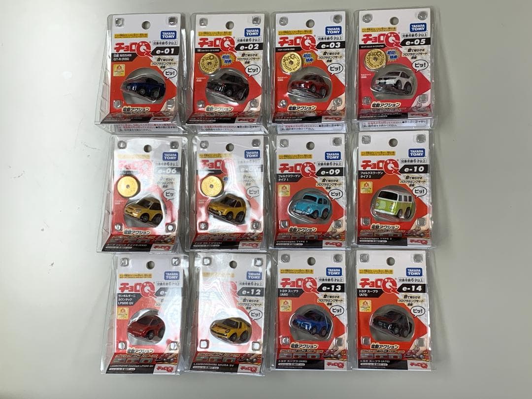 ◆プルバック走行3パターン【 電動アクション チョロQ 12台セット】未開封◆