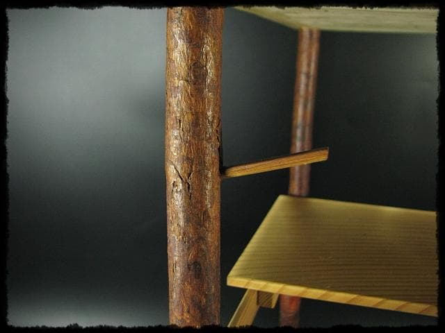 玄々斎好 寒雲卓 円能斎好 裏千家 茶道具 棚物 組立式 元紙箱 f291