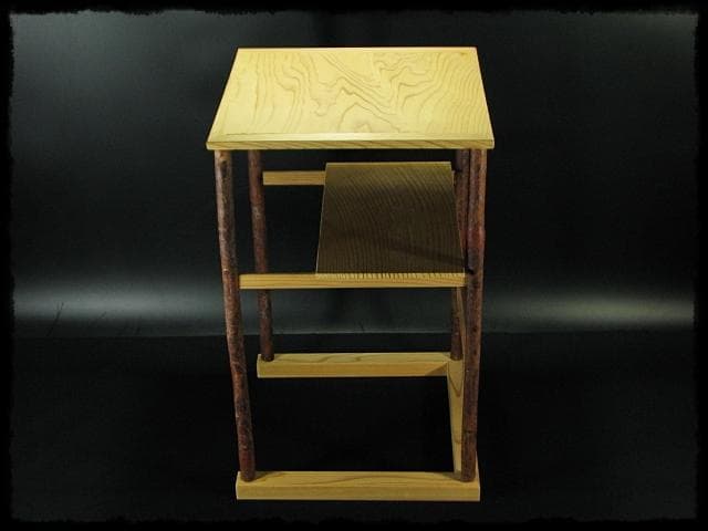 玄々斎好 寒雲卓 円能斎好 裏千家 茶道具 棚物 組立式 元紙箱 f291