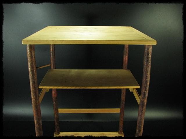 玄々斎好 寒雲卓 円能斎好 裏千家 茶道具 棚物 組立式 元紙箱 f291