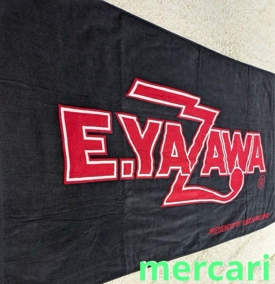 矢沢永吉SBTスペシャルビーチタオル　（ロゴ蓄光）ブラック/レッド