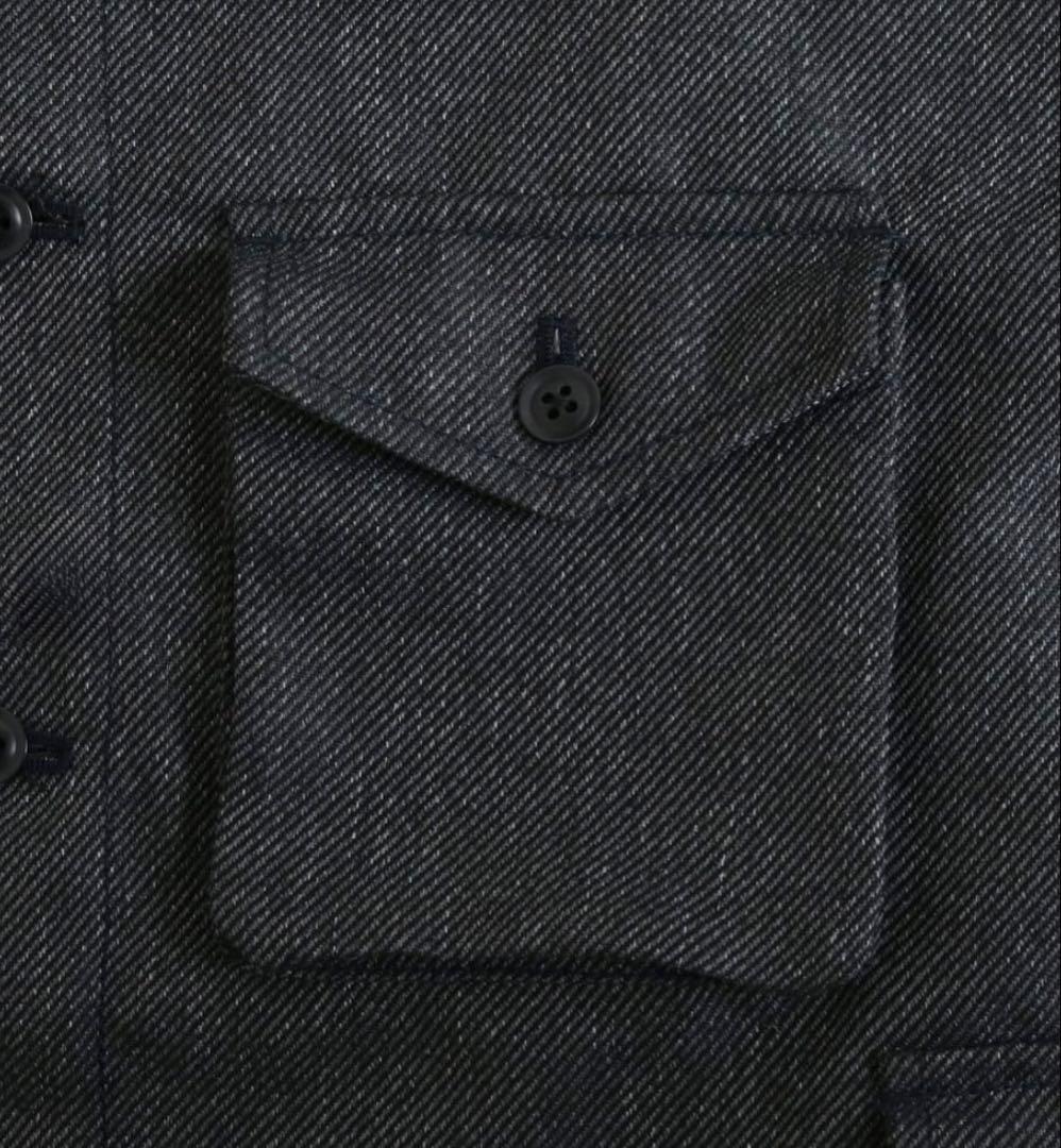 MODMNT モドメント テトロン／ツイード ユーティリティ CPO シャツ