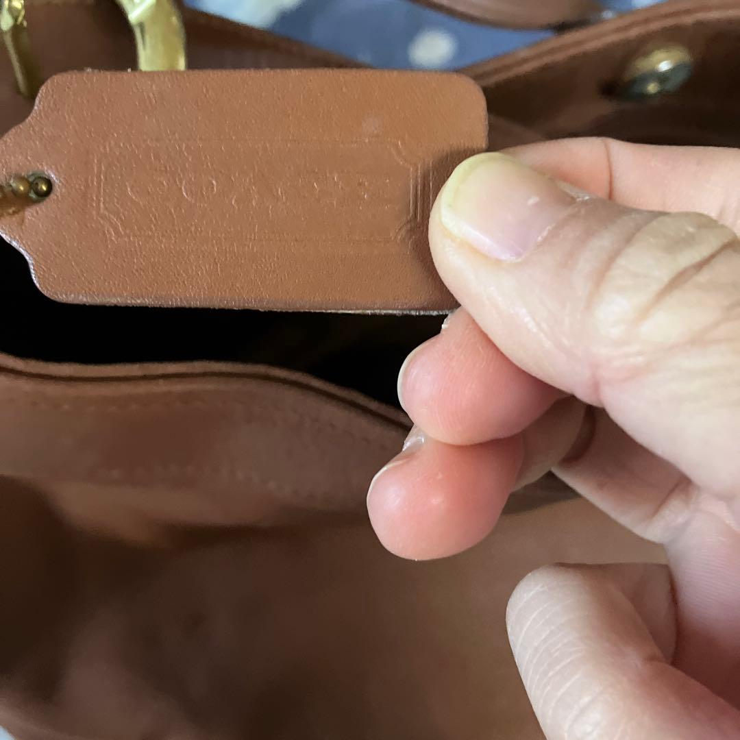 オールドコーチ ブラウンショルダーバッグ