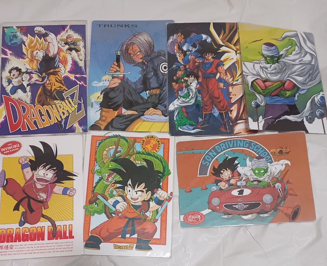 鳥山明　ドラゴンボール　７点　初期　Z　下敷き まとめ売り レア当時モノあり