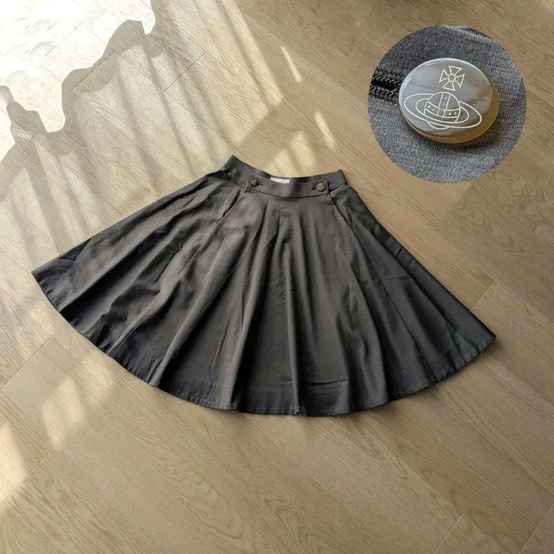 ✨美品✨ヴィヴィアンウエストウッド オーブボタン フレアスカート