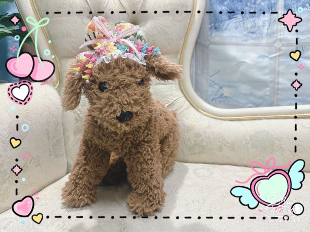 B395.pon2pan2☆オーダー☆犬お着物☆犬お引きずりお着物☆