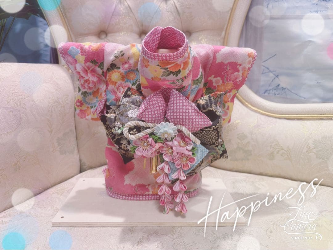 B395.pon2pan2☆オーダー☆犬お着物☆犬お引きずりお着物☆