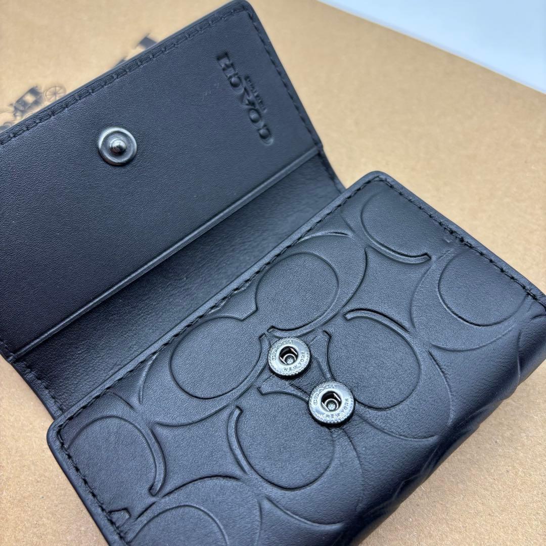 【COACH☆新品】ファイブ リング キー ケース☆シグネチャー レザー