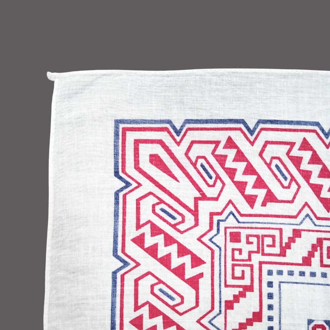 50s ヴィンテージバンダナ タイガー 虎 レアカラー USA製 VINTAGE