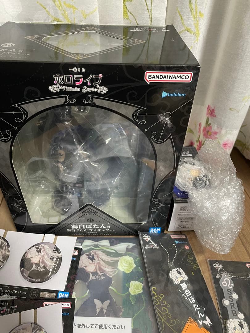ホロライブ　一番くじ　獅白ぼたん フルコンプセット　10点　フィギュア　他