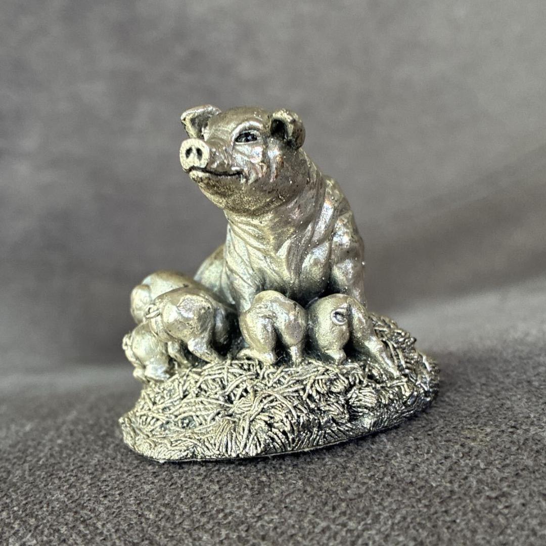 カントリーアーティスト 純銀 ブタ ホールマーク スターリングシルバー 箱付