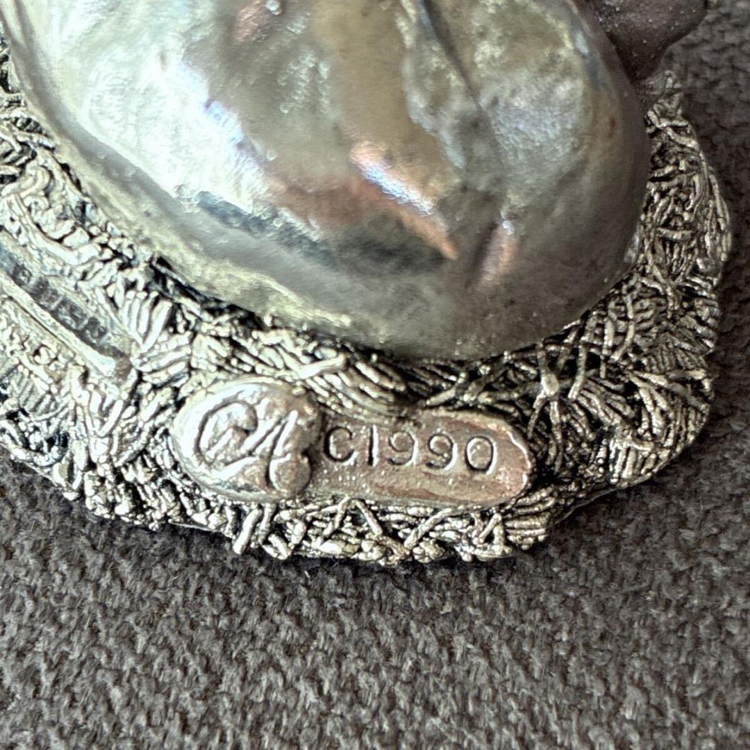 カントリーアーティスト 純銀 ブタ ホールマーク スターリングシルバー 箱付