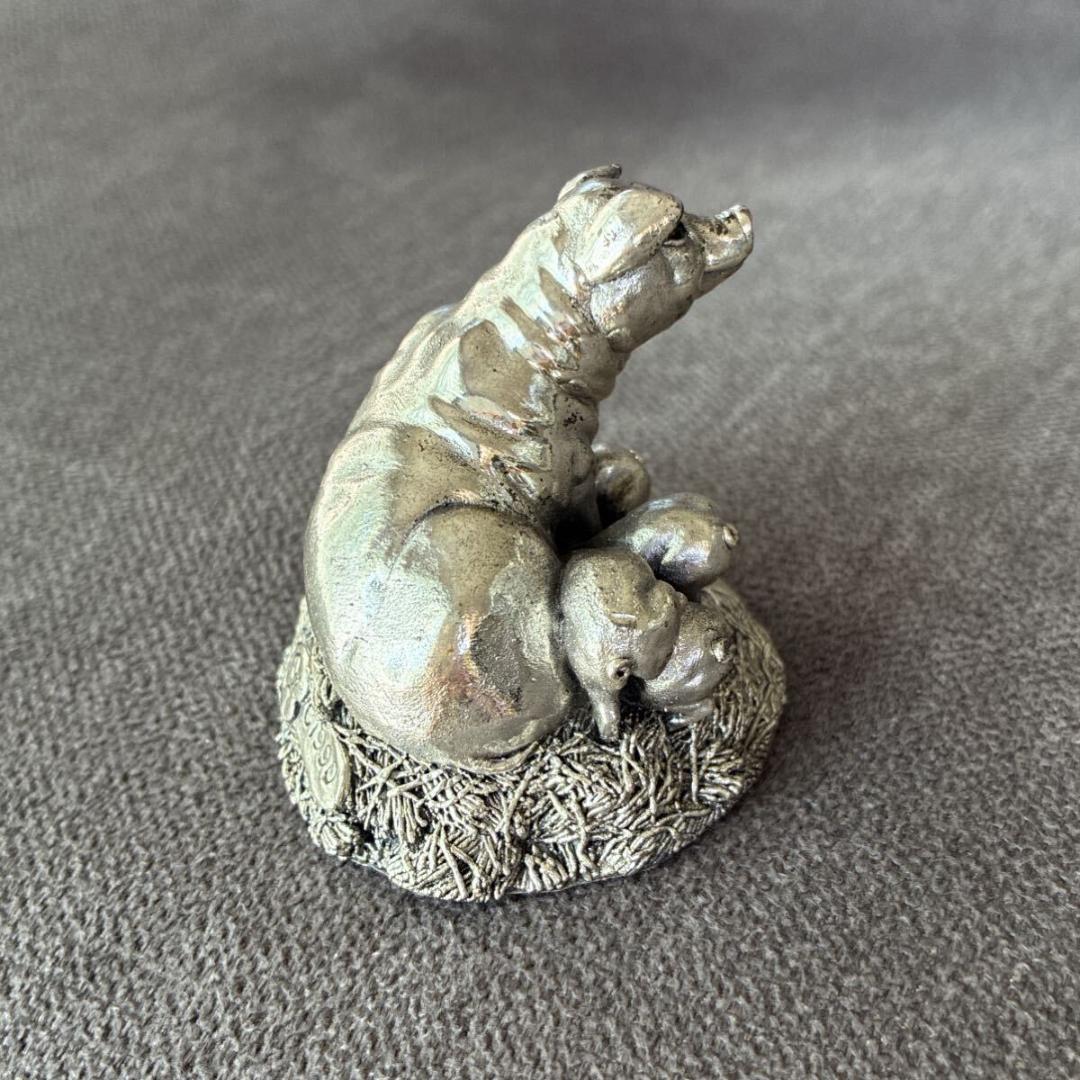 カントリーアーティスト 純銀 ブタ ホールマーク スターリングシルバー 箱付