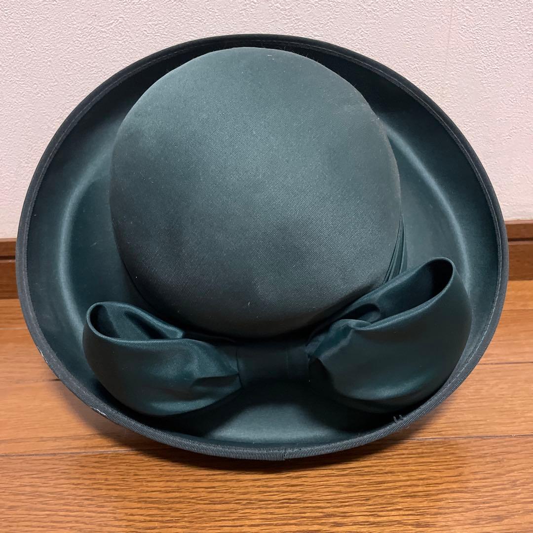 レア　アンティーク　KANGOLリボンハット