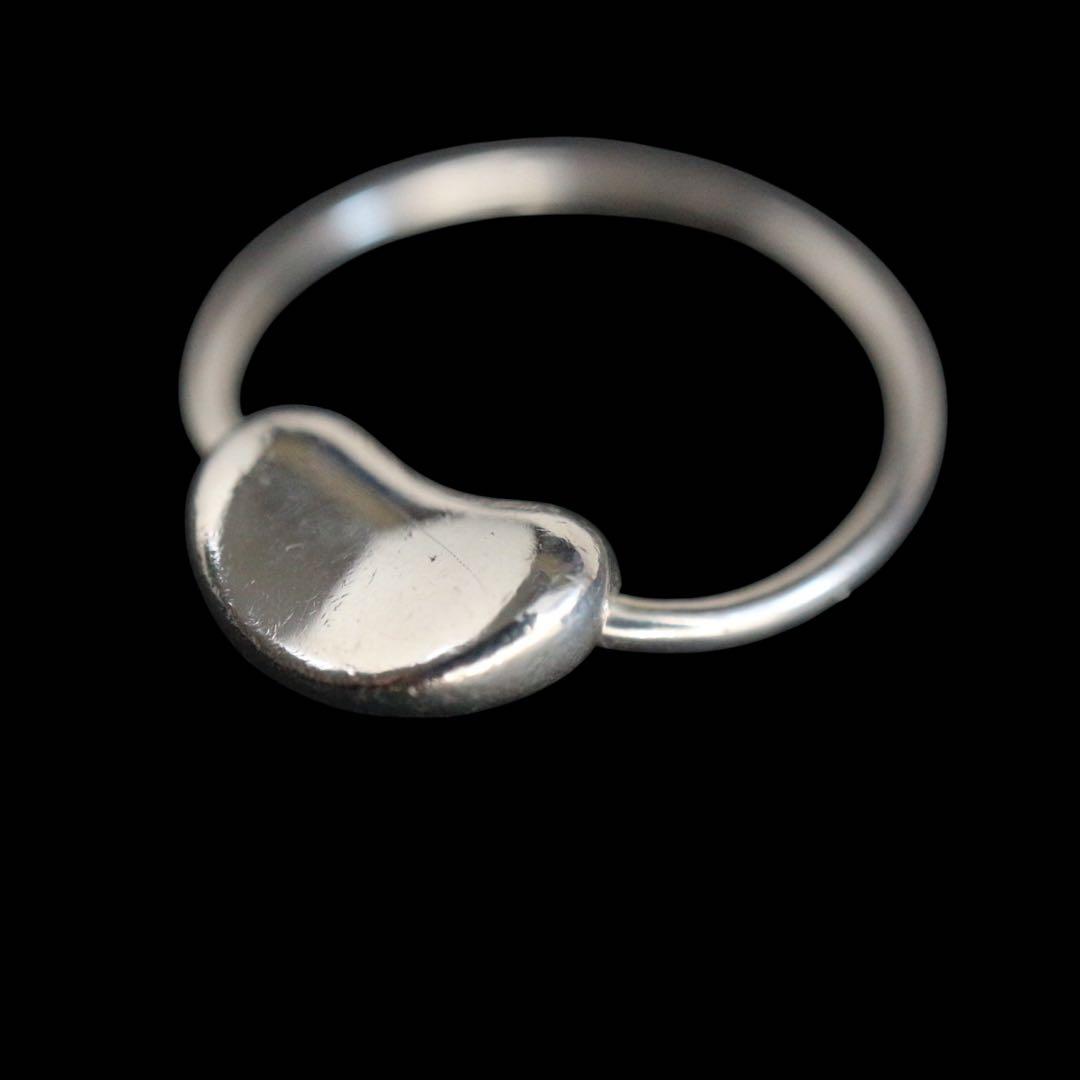 袋箱有り✨美品✨約12.5号ティファニー ビーンリングシルバー 925