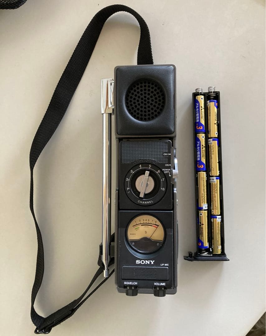 【昭和レトロ　昭和56年4月】SONY トランシーバー スピーカー搭載