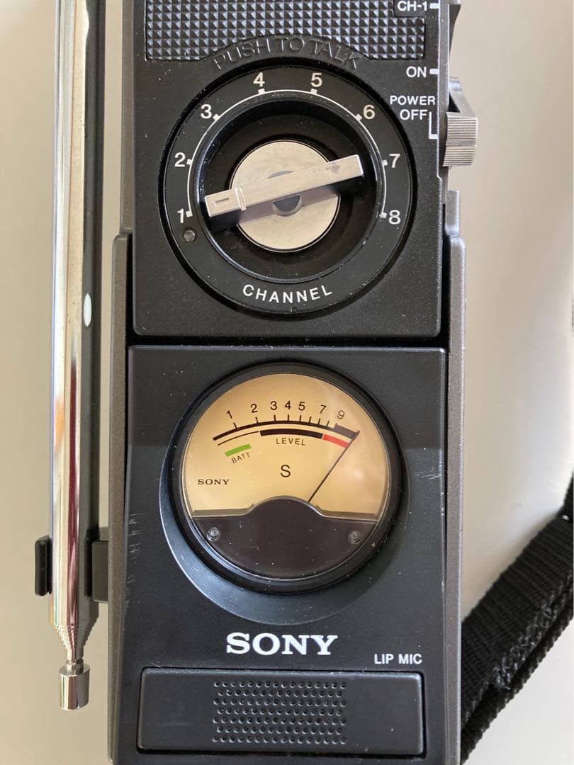 【昭和レトロ　昭和56年4月】SONY トランシーバー スピーカー搭載